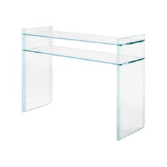 Quiller Glass Console, Designed by Uto Balmoral, Made in Italy