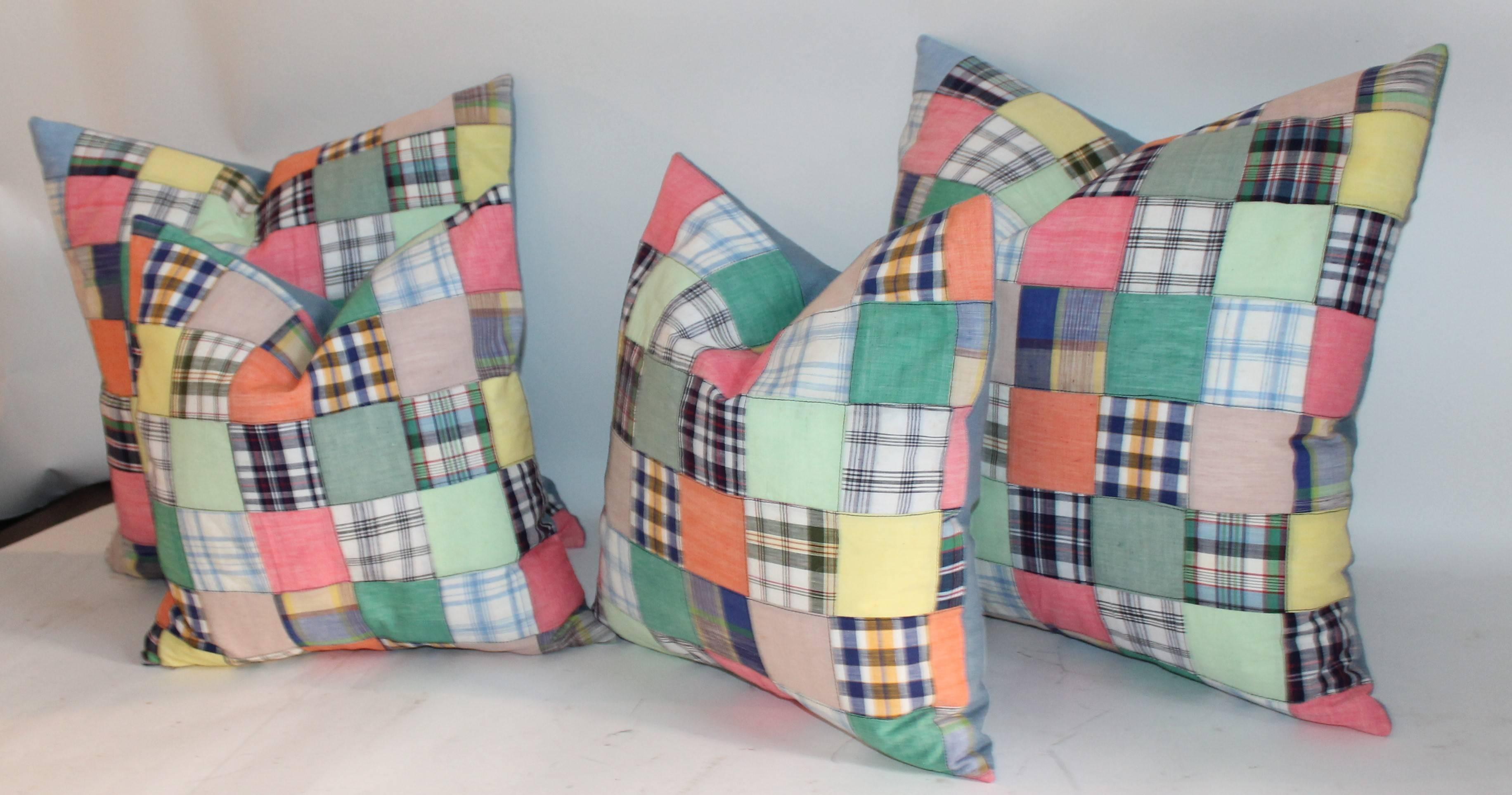 Other Quilt Patch Pillows / Collection of Four