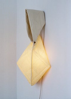 QUILT Sling, Quilted Wall Light by White Dirt Studio