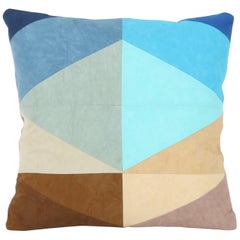 Quilted American Heritage Handmade Shoreline 20 inch Throw Pillow