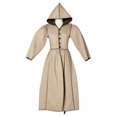 Quilted coat with hood "Russian collection" 1976 Yves Saint Laurent Rive Gauche