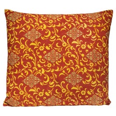 Quilted Indian Cotton Throw Pillow