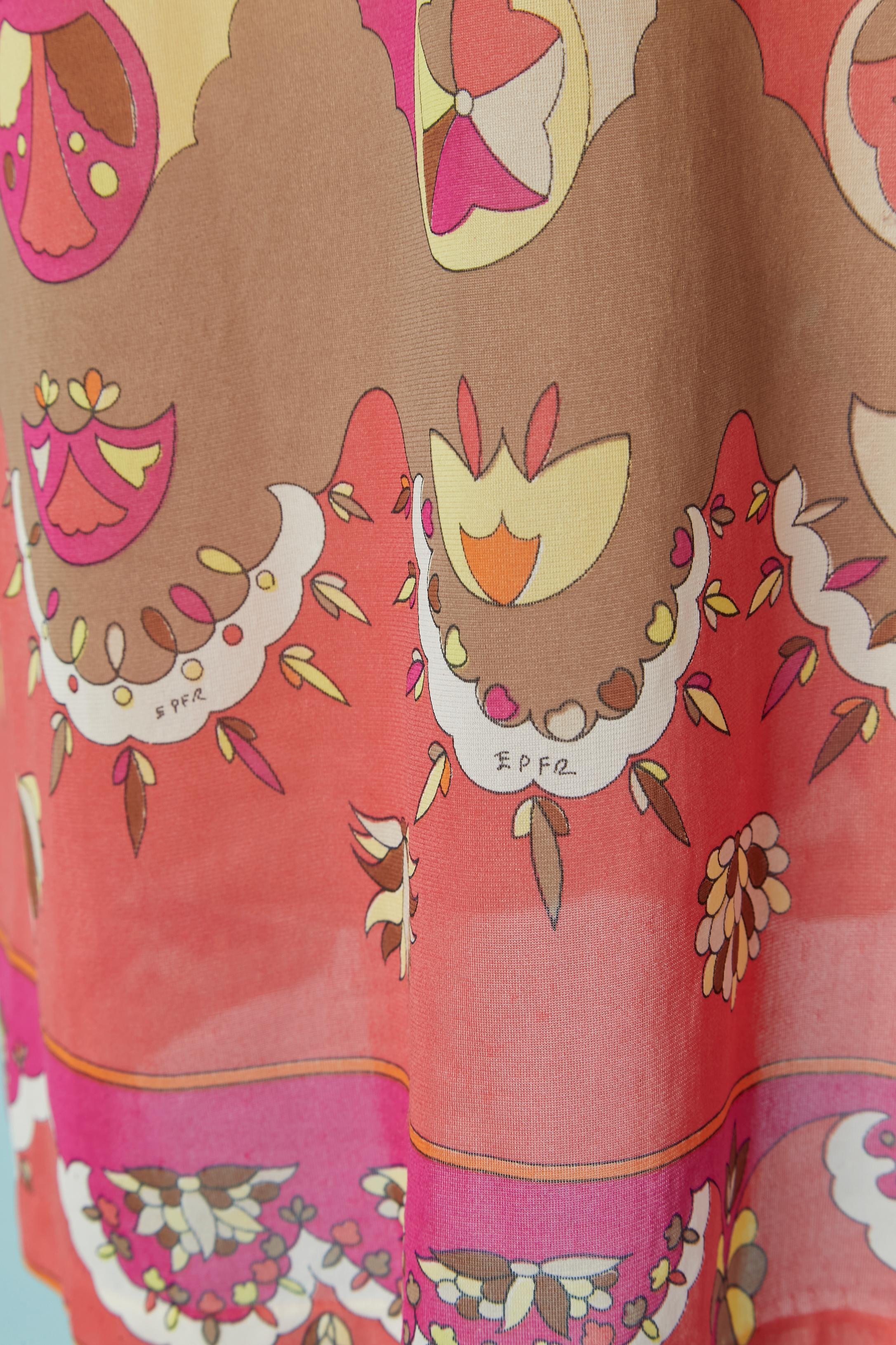 Accappatoio e abito da notte in nylon trapuntato Emilio Pucci in vendita 8