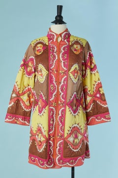 Quilted Nylon robe and night dress ensemble Emilio PUCCI