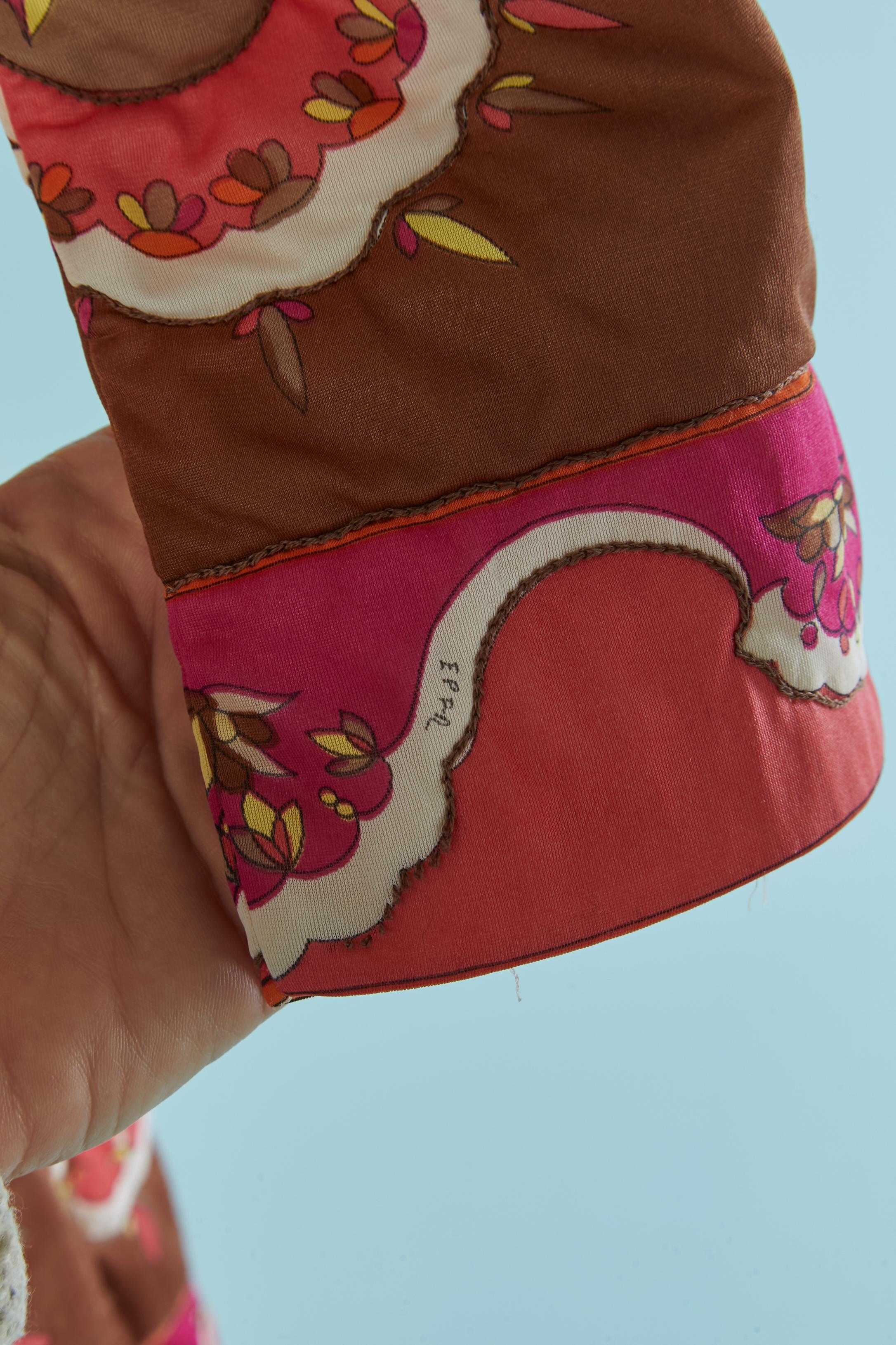 Accappatoio e abito da notte in nylon trapuntato Emilio Pucci in vendita 3