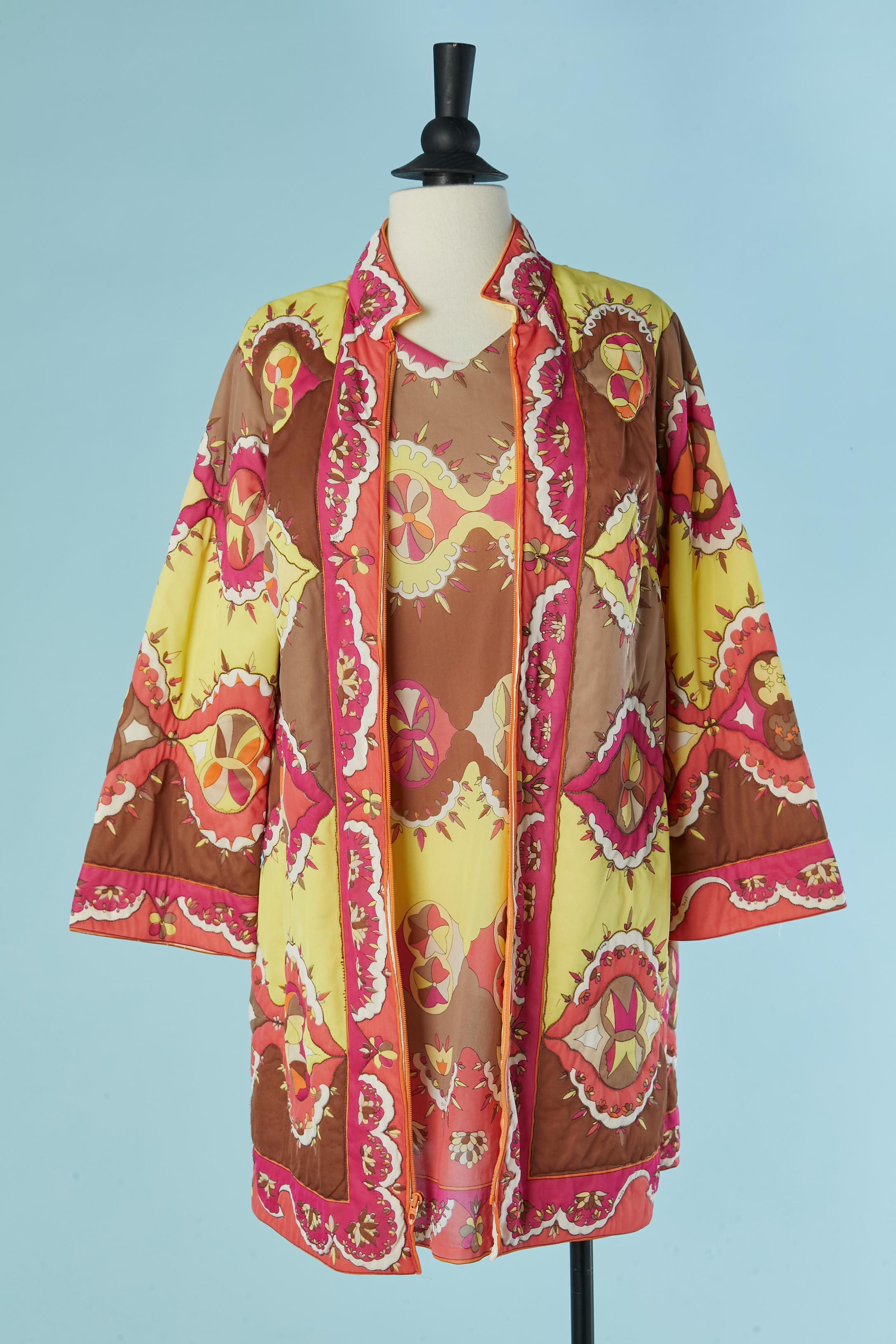 Accappatoio e abito da notte in nylon trapuntato Emilio Pucci in vendita 4