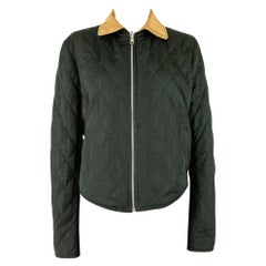 Quilted Reversible Black And Tan Hermès Jacket