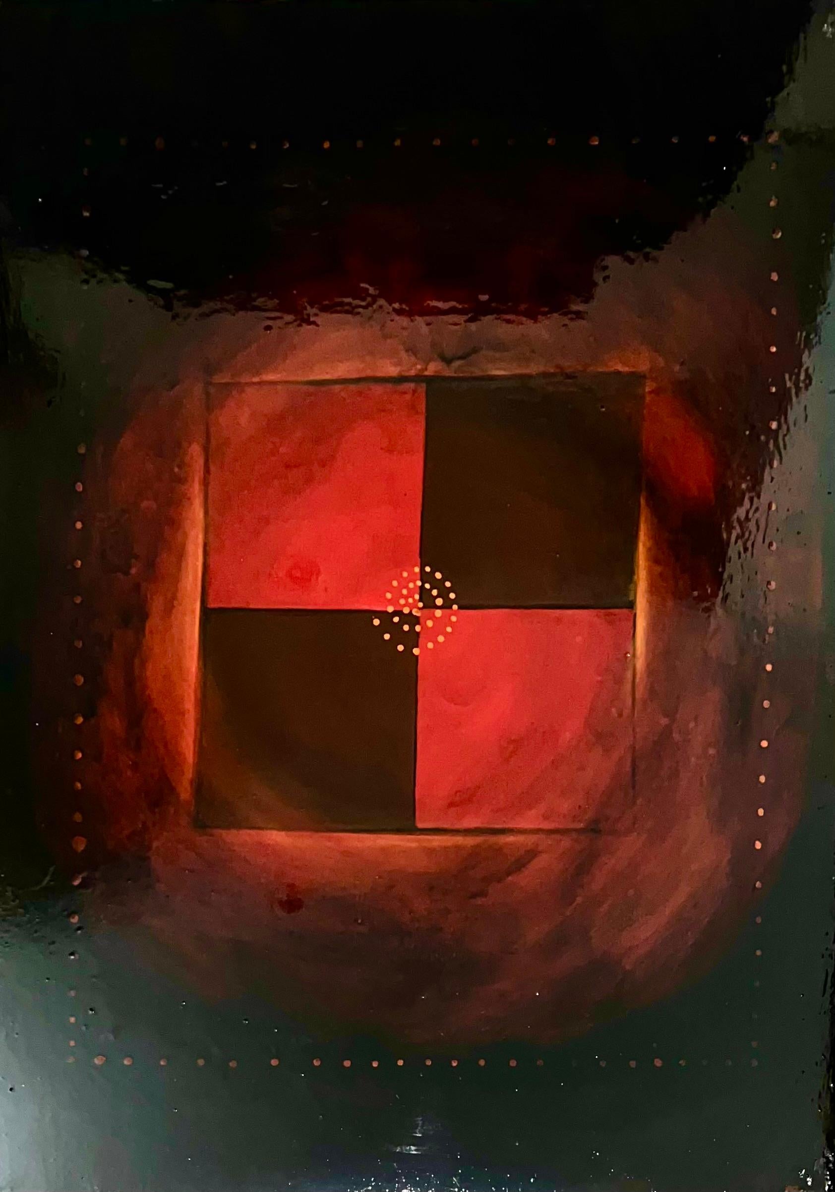 Abstract Painting di Quim Bove - "Fuoco"