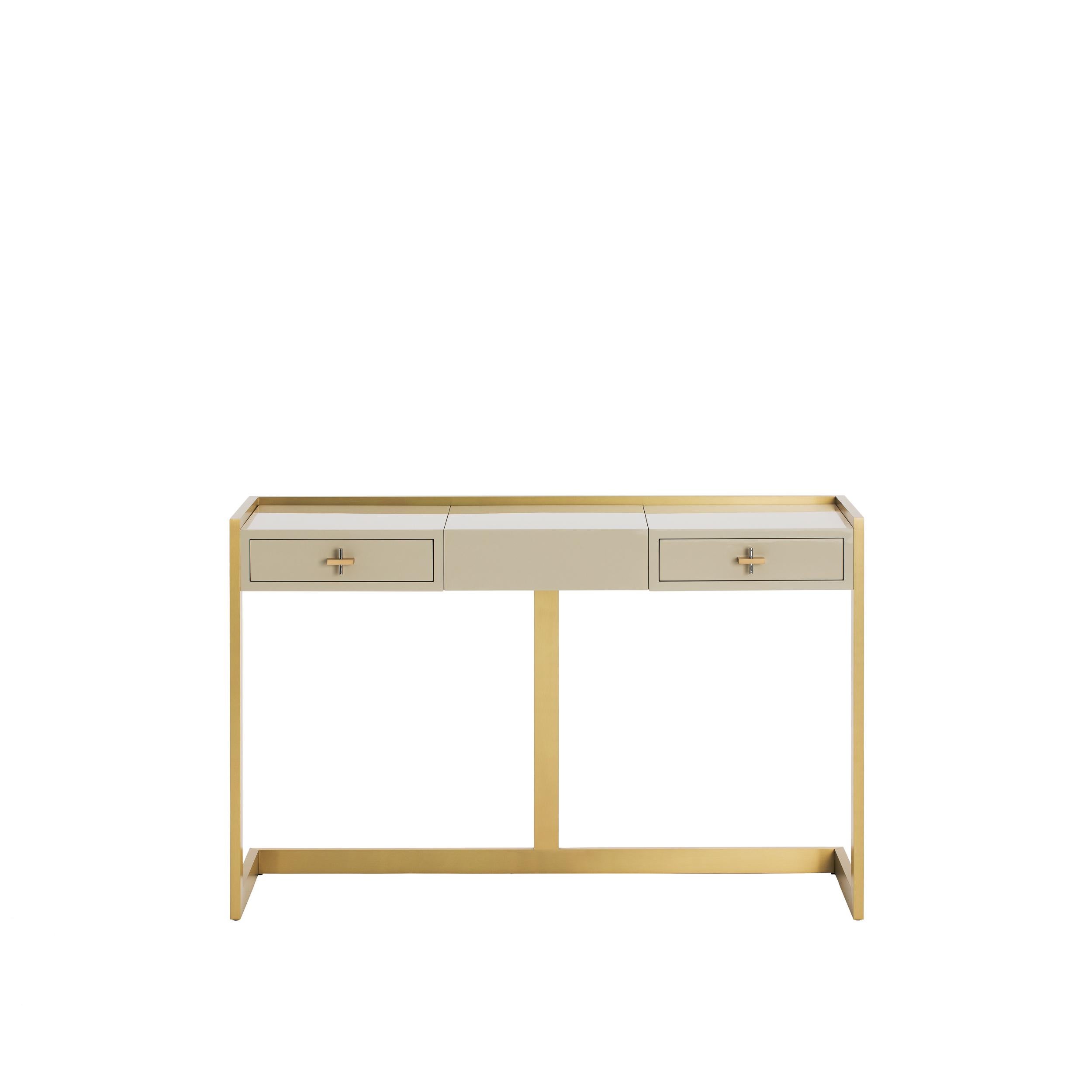 brass dressing table