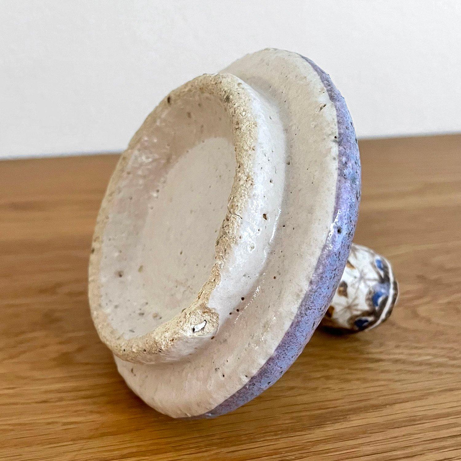 Quimper Französisch Keramik Steingut Gefäß mit Deckel  im Angebot 4