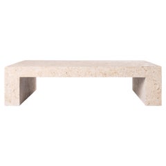 Quincy Mactan Stone Cocktail Table 