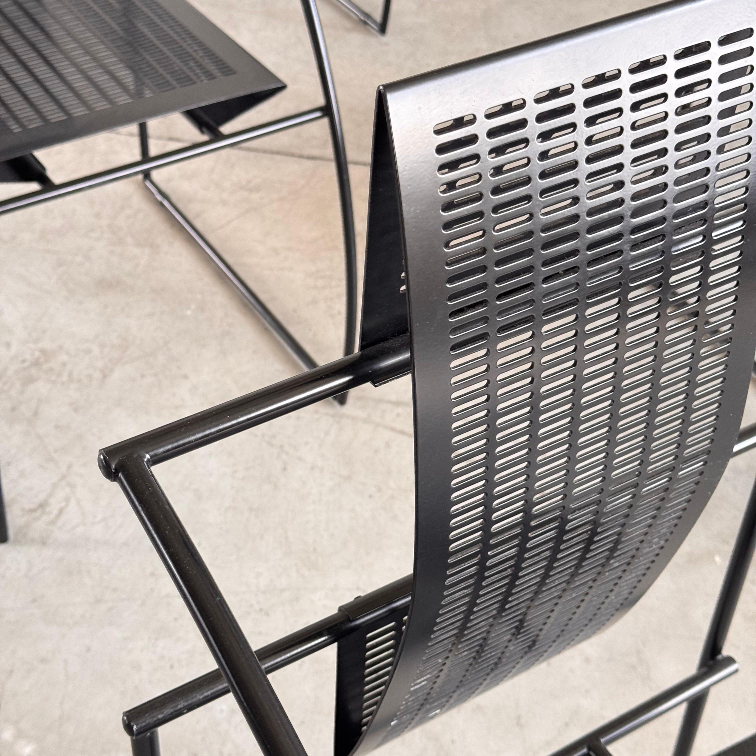 Quinta 605 Postmoderne Sessel von Mario Botta für Alias, Italien, 6er-Set, Quinta im Angebot 3