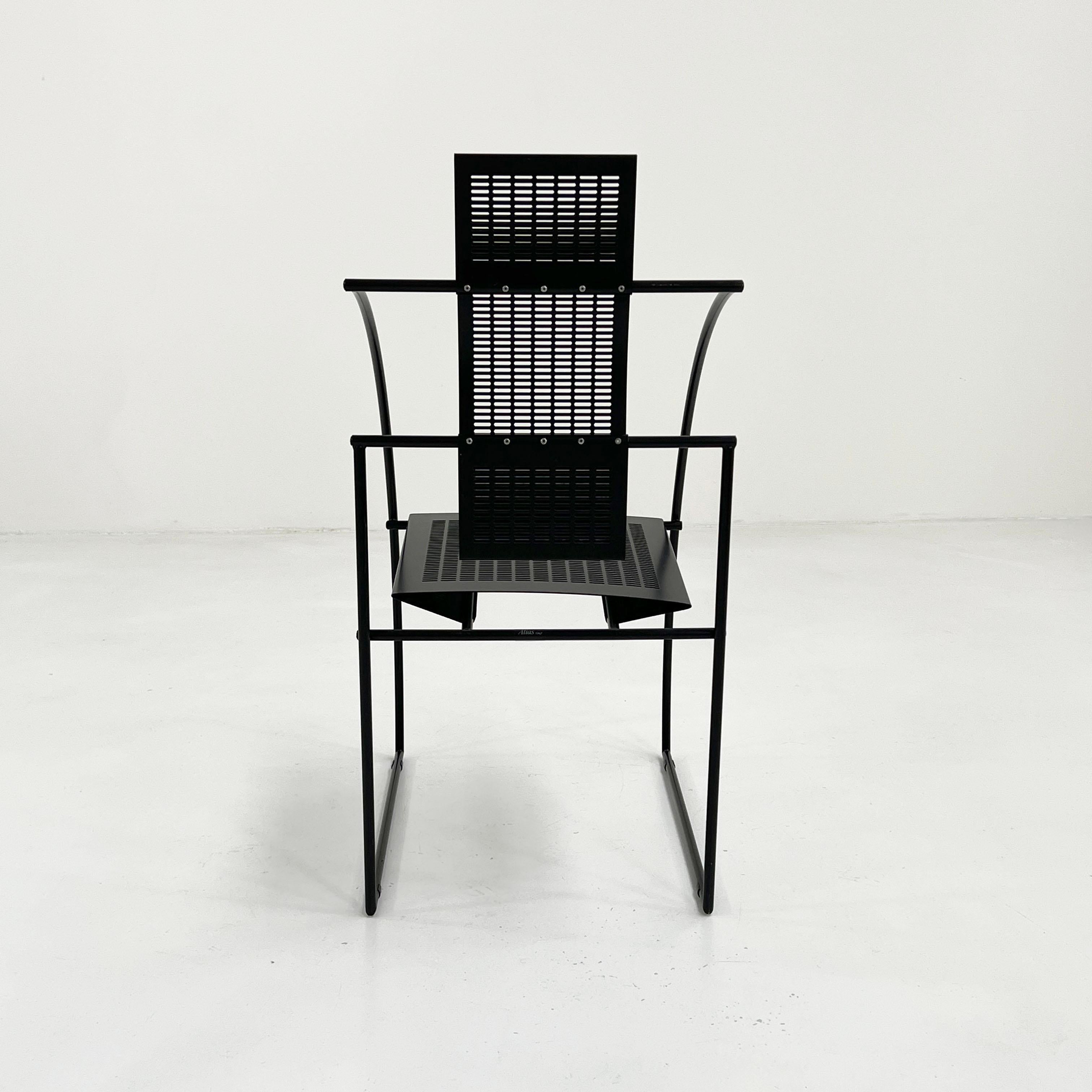 Metal Quinta Chair by Mario Botta for Alias, 1980s