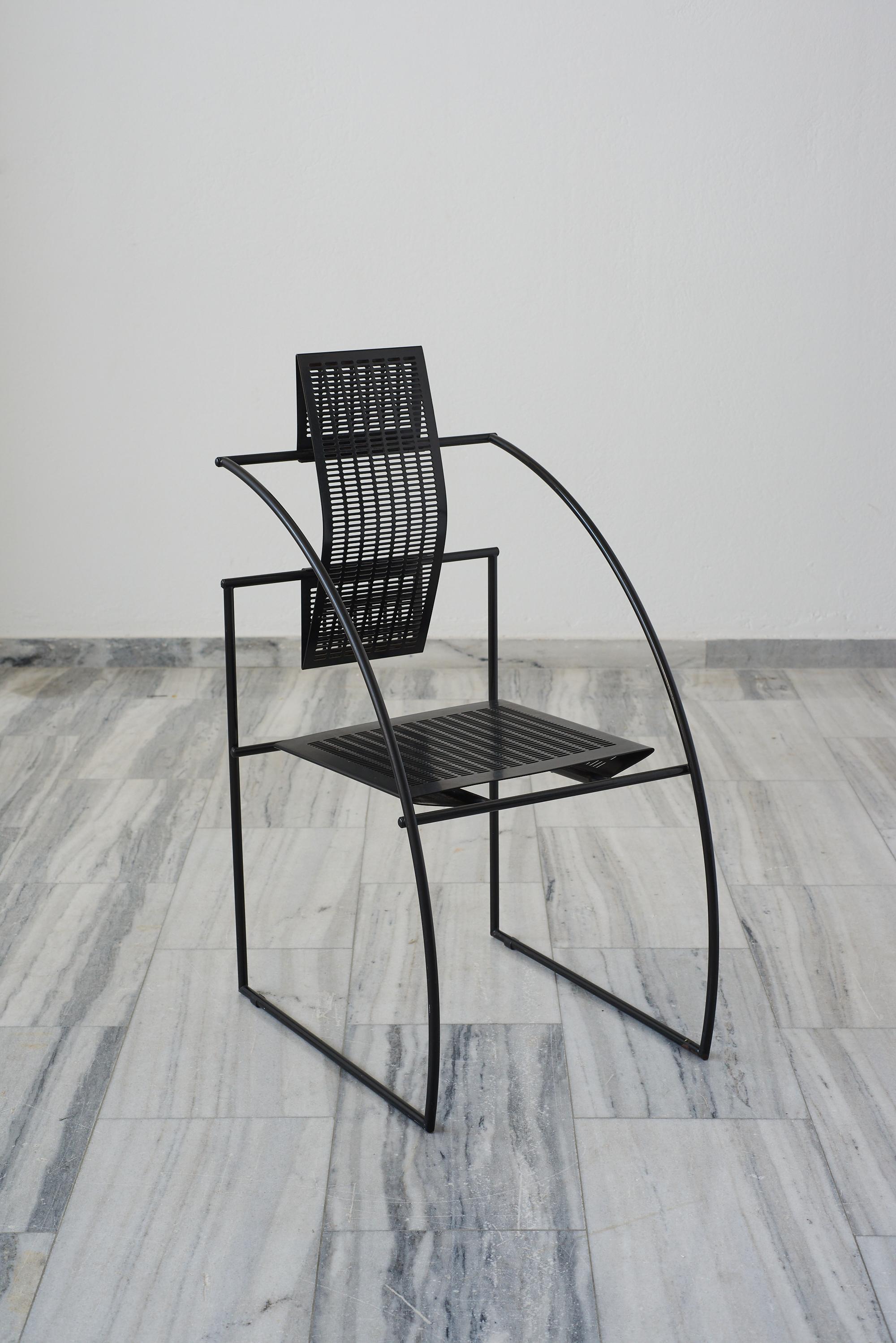 Sedie Quinta di Mario Botta per Alias, 1985.