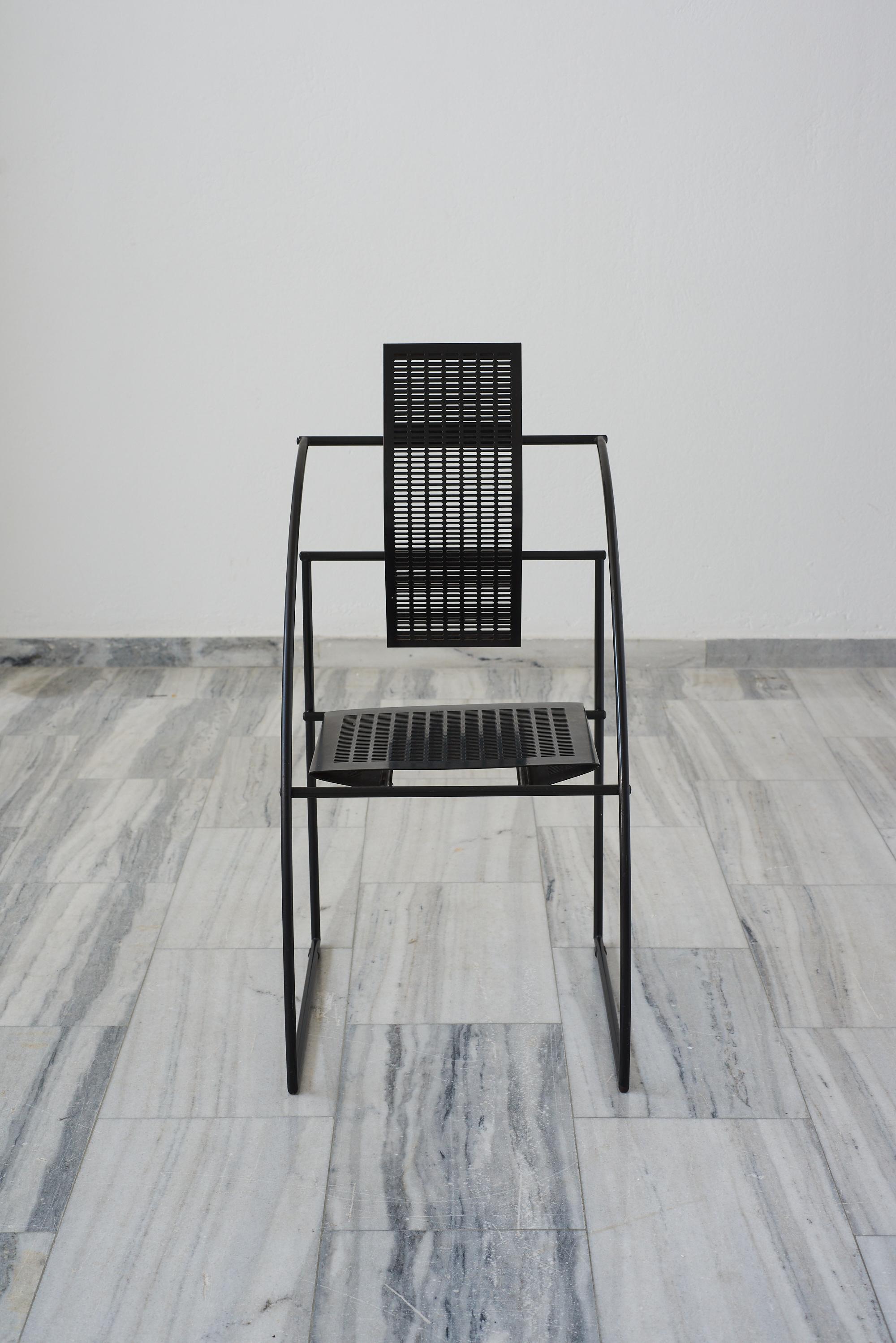 Postmoderno Sedia Quinta di Mario Botta per Alias, 1985. in vendita
