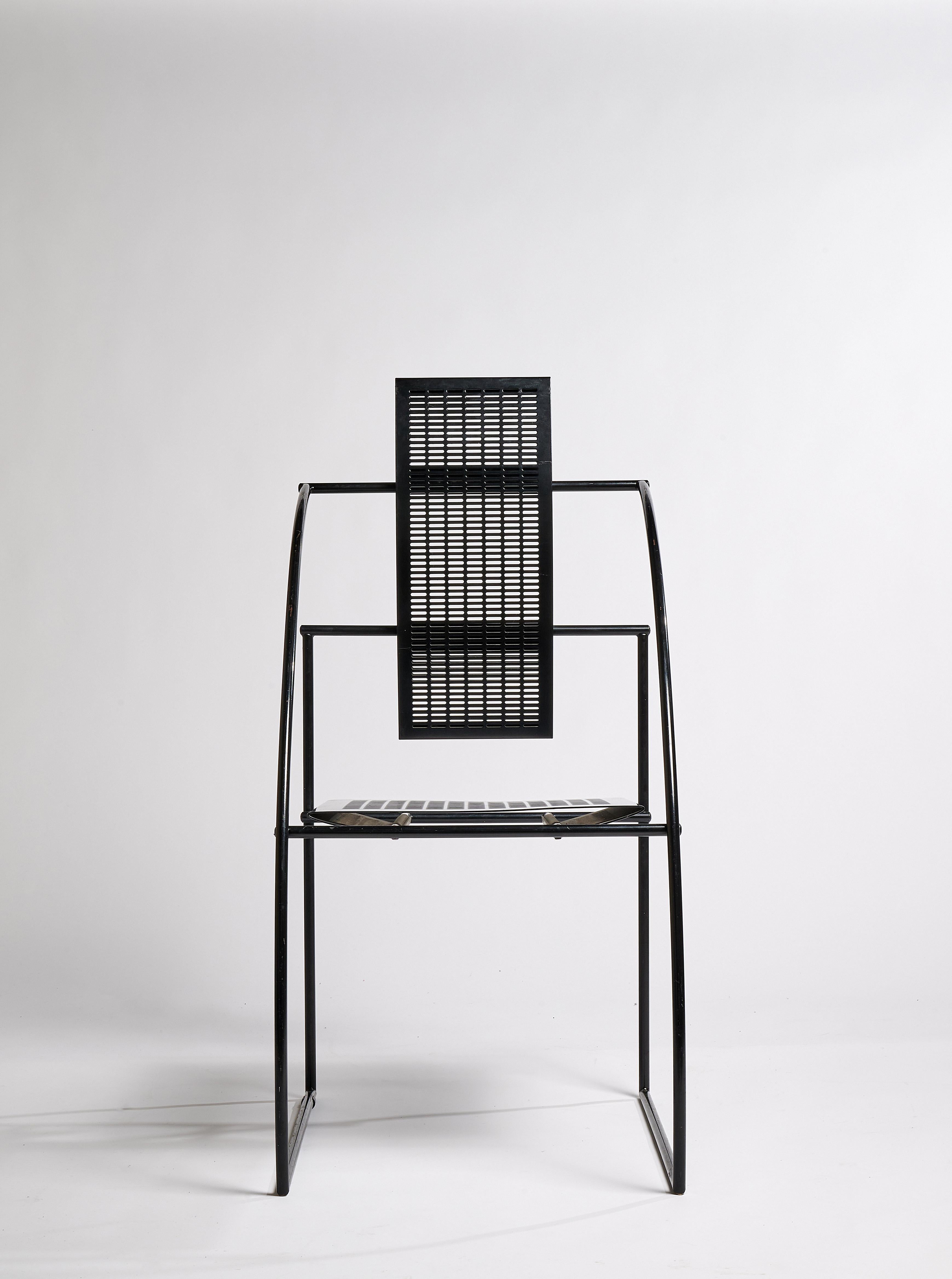Post-Modern Quinta chair by Mario Botta for Alias, Italy 1984 For Sale