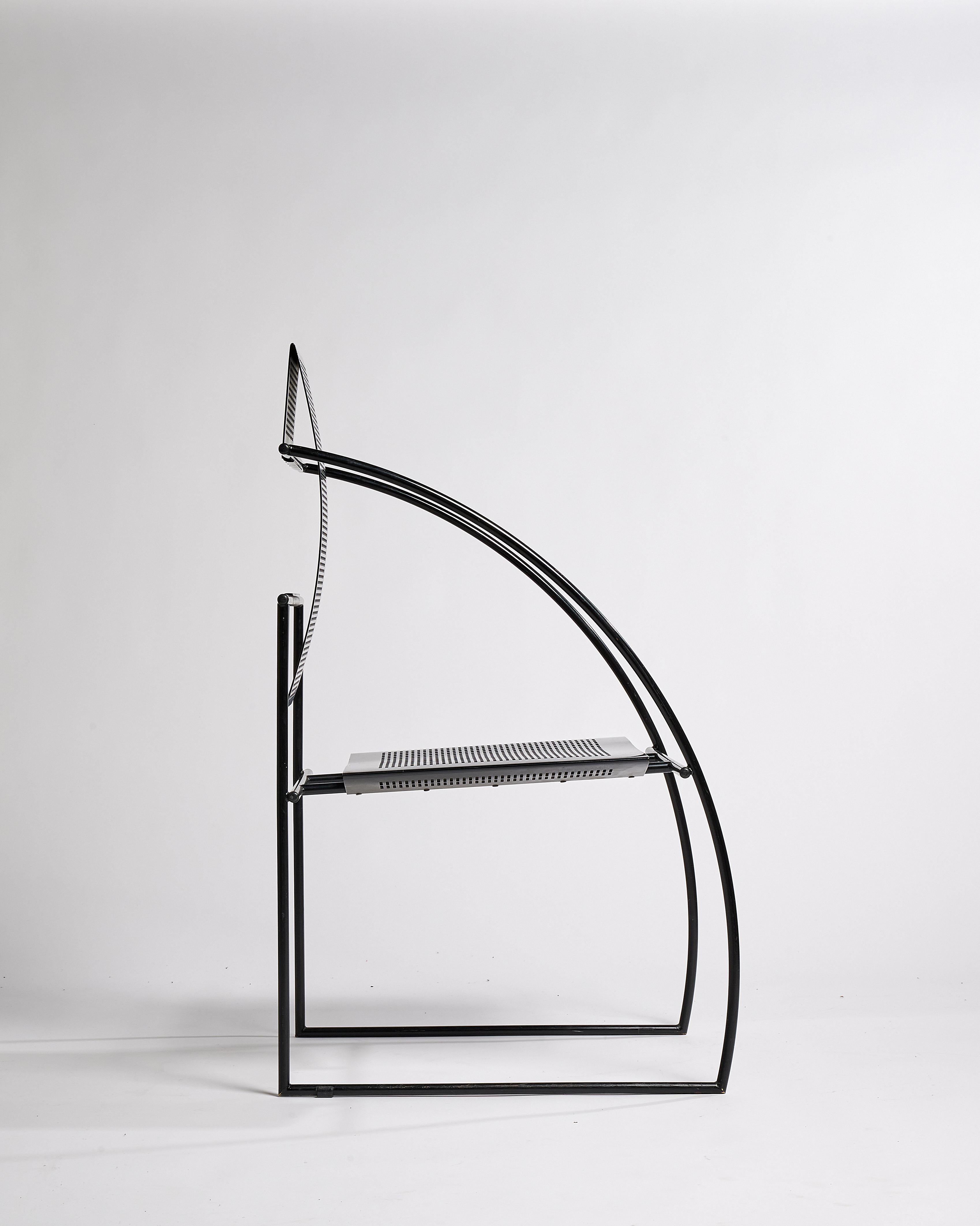 Italian Quinta chair by Mario Botta for Alias, Italy 1984 For Sale