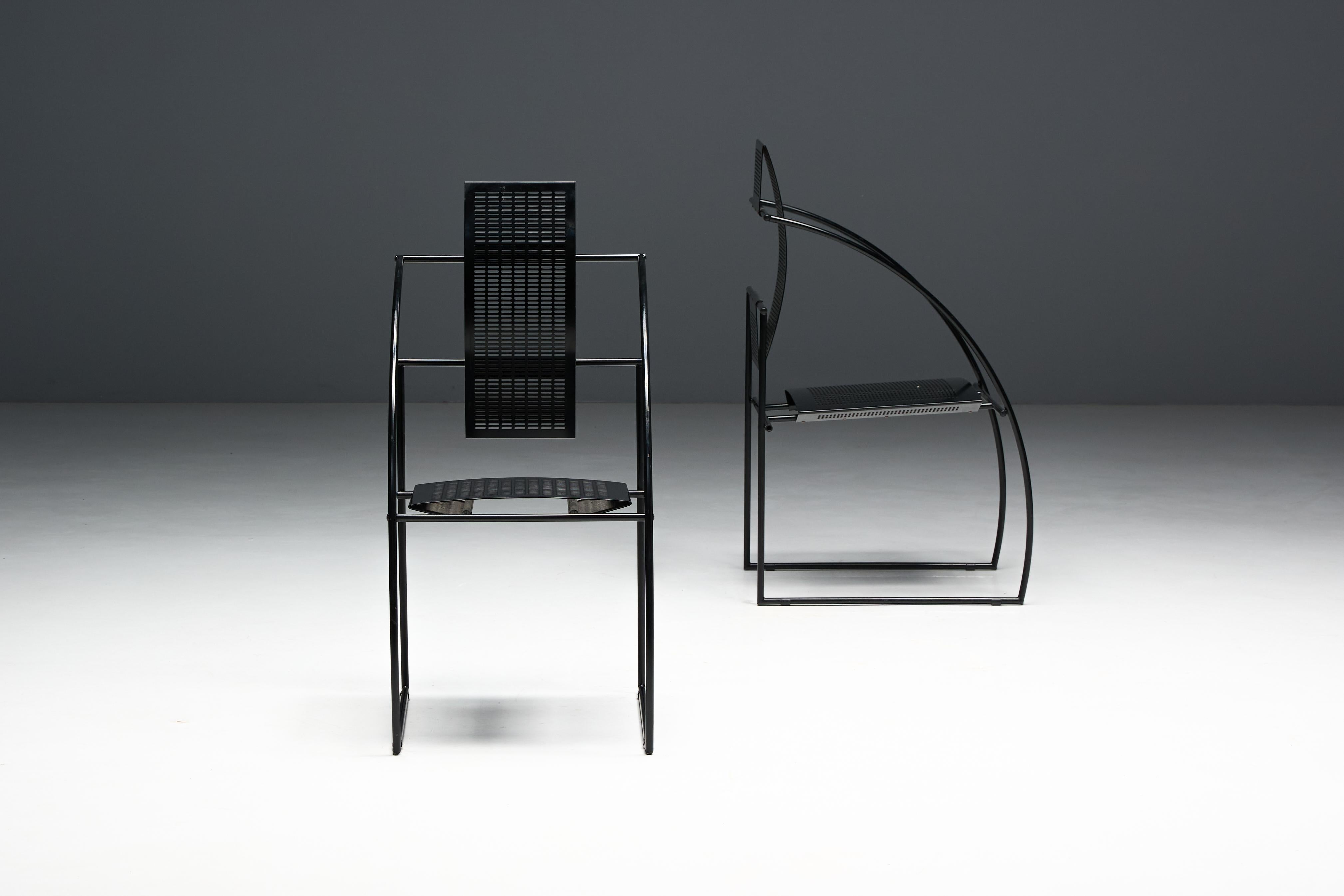 Quinta-Stühle von Mario Botta für Alias, Italien, 1980er Jahre im Angebot 6