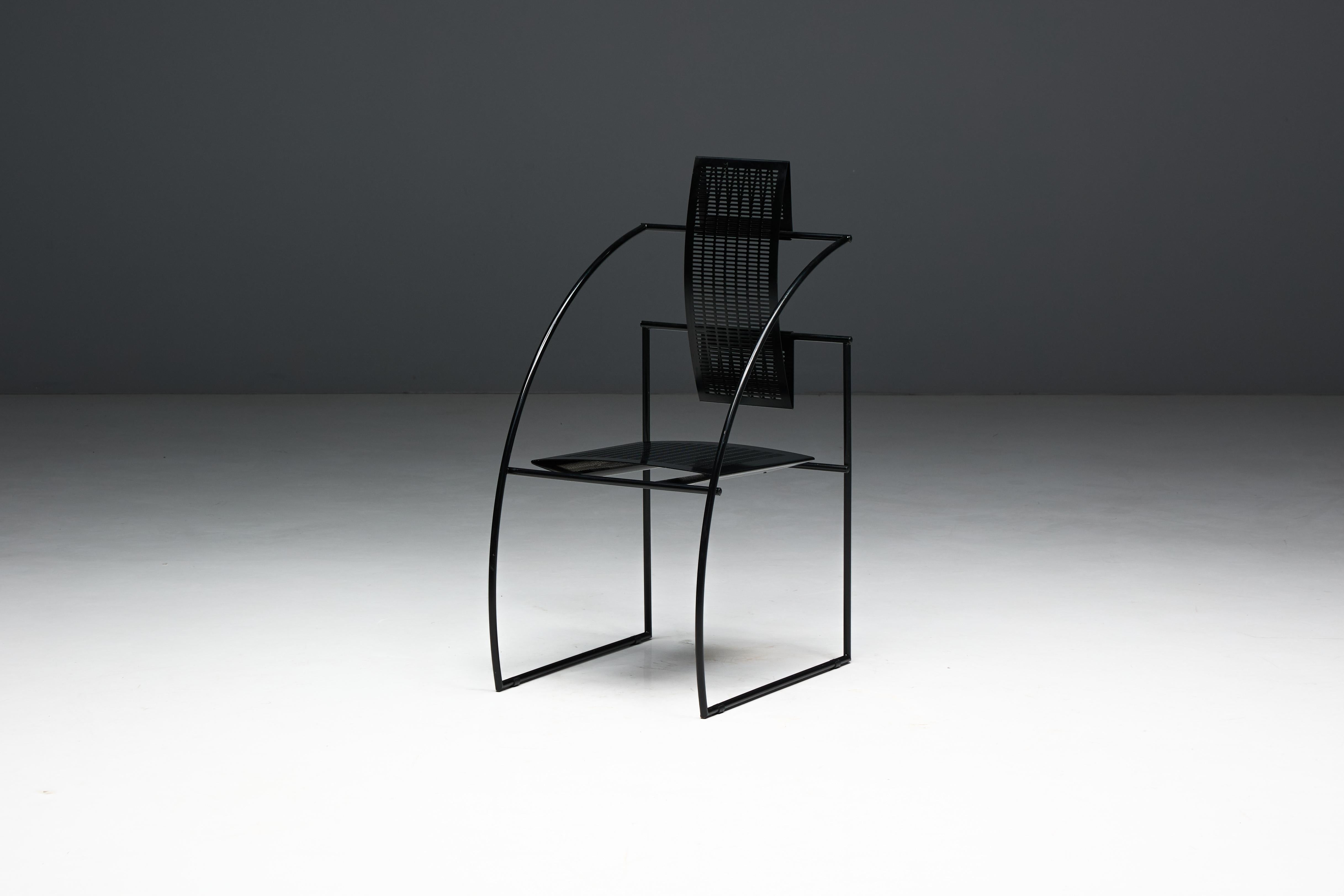 Quinta-Stühle von Mario Botta für Alias, Italien, 1980er Jahre im Angebot 7