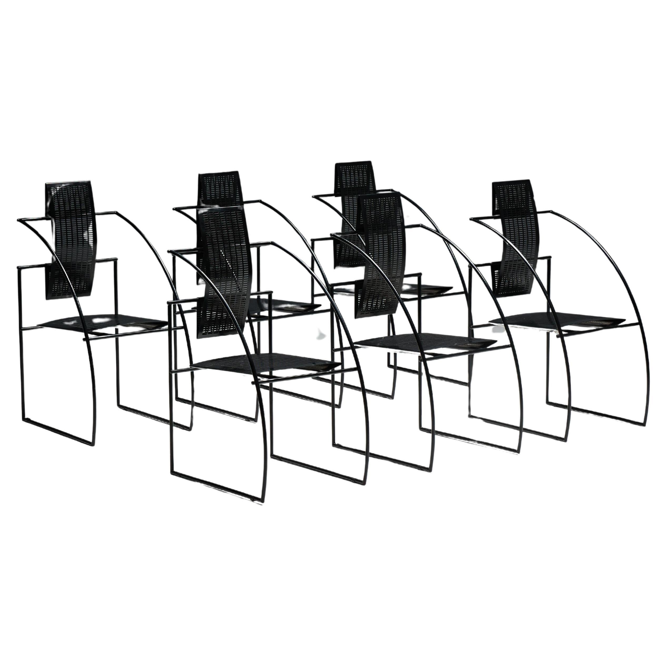 Quinta-Stühle von Mario Botta für Alias, Italien, 1980er Jahre im Angebot