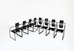 "Quinta" Dining Chairs by Mario Botta for Alias, 1980s, set of 8