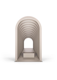 Quinta n.1_Dove Grey Painted Metal Succulent Plant Vase