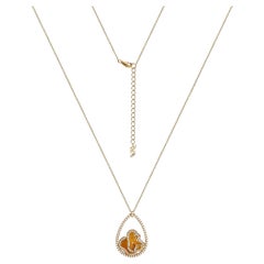 Quintessence Pearl with Flower Basket Necklace