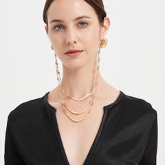 Quintessence - Boucles d'oreilles longues multi-chaînes asymétriques