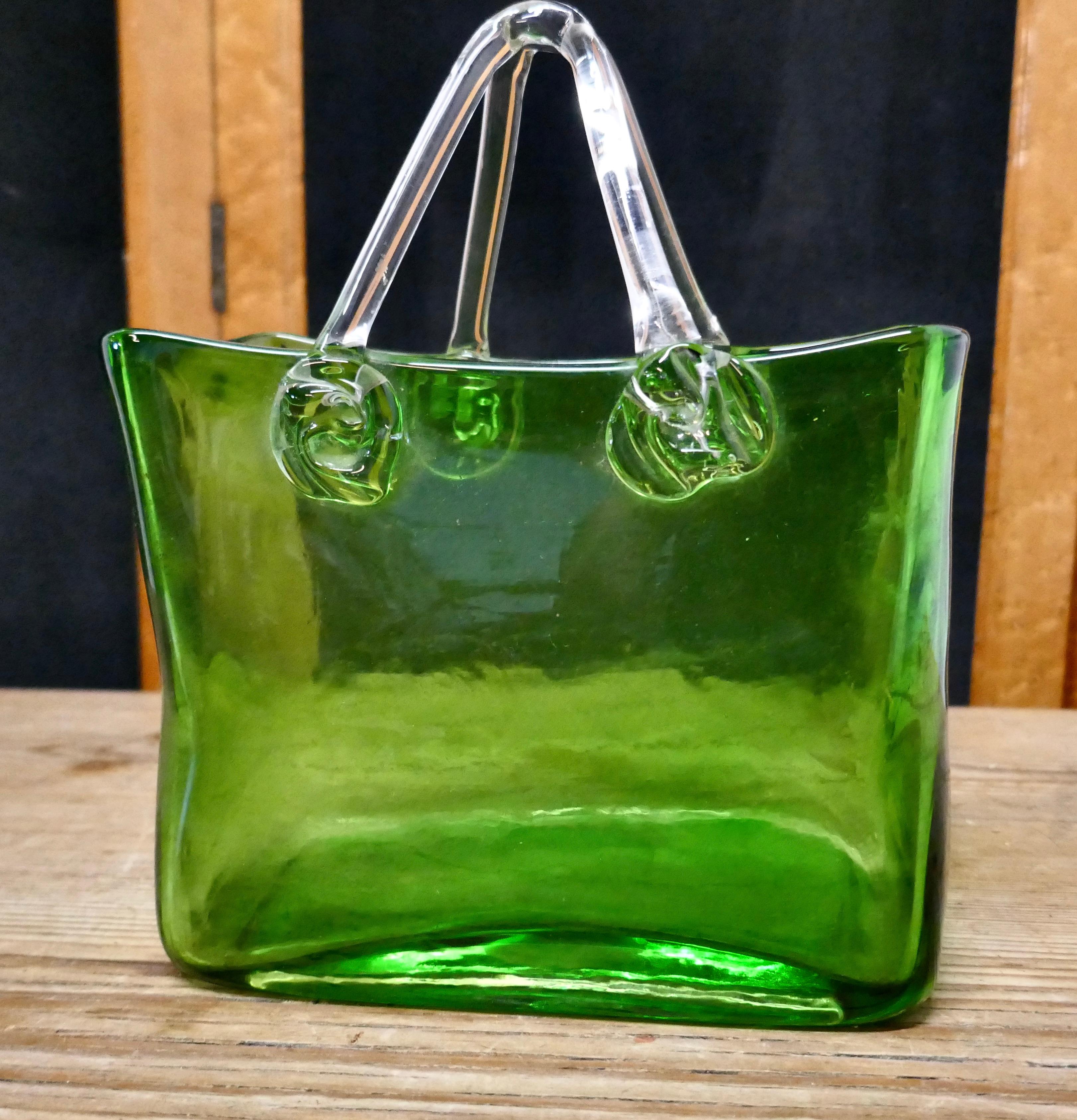 vintage glass purse
