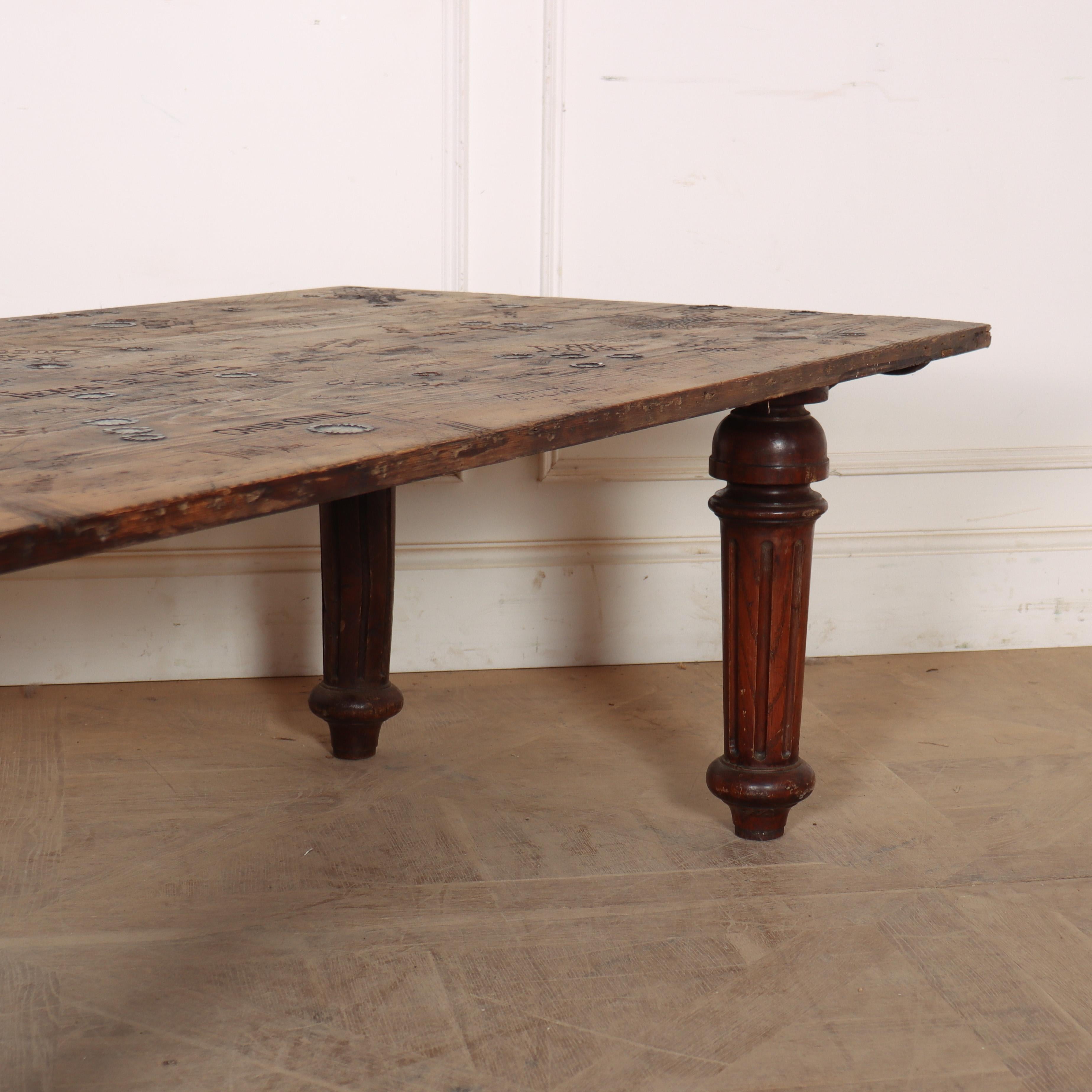 Victorian Quirky English Coffee Table For Sale