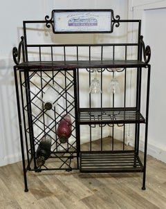 Quirky Folding Metal Bordeaux Wine Rack