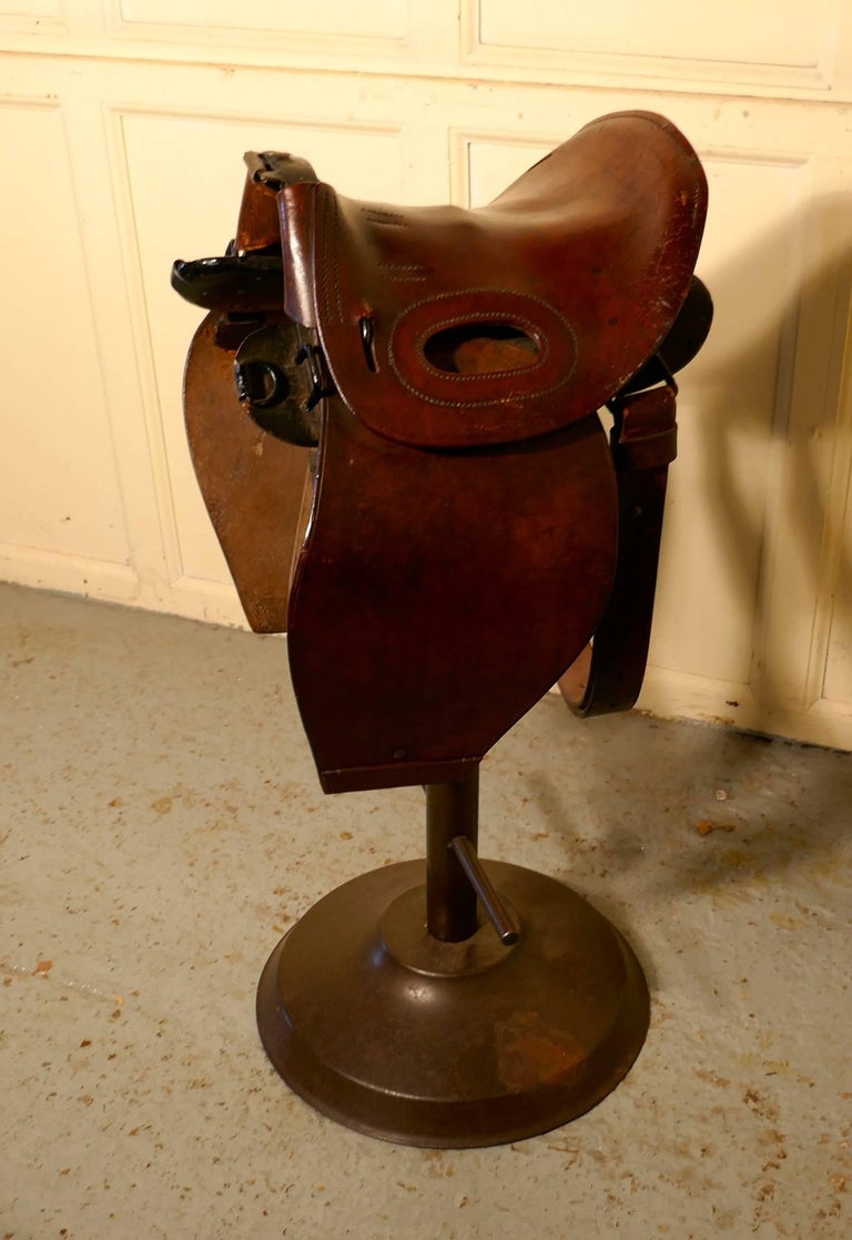 Quirky High Bar Stool, Horse Saddle Bar Stool at 1stDibs horse saddle