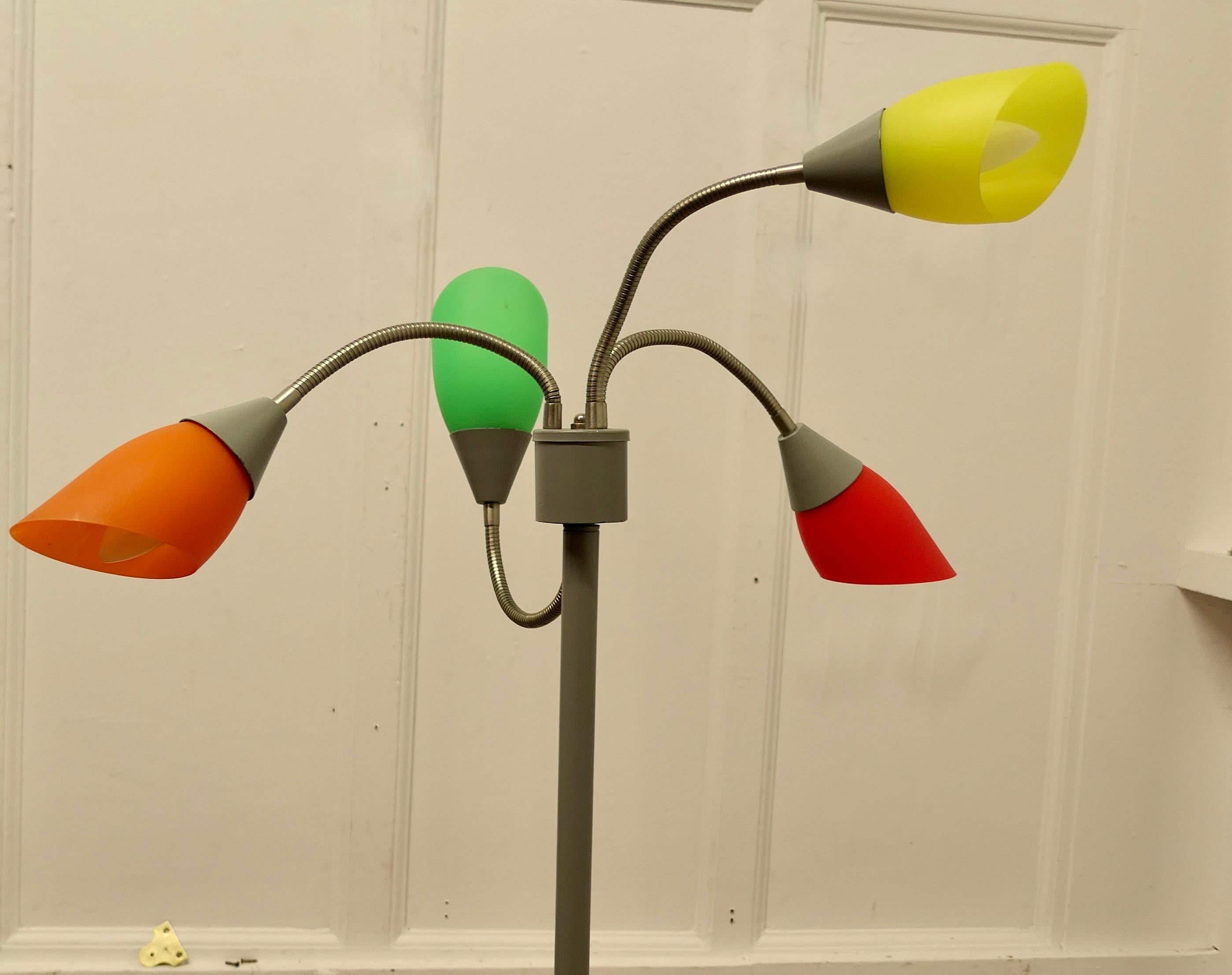 Quirky Mid Century French 3 Dimensional Sputnik Floor Lamp.   Medusa, a Classic In Good Condition In Godshill, Isle of Wight