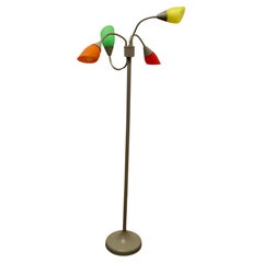 Retro Quirky Mid Century French 3 Dimensional Sputnik Floor Lamp.   Medusa, a Classic 