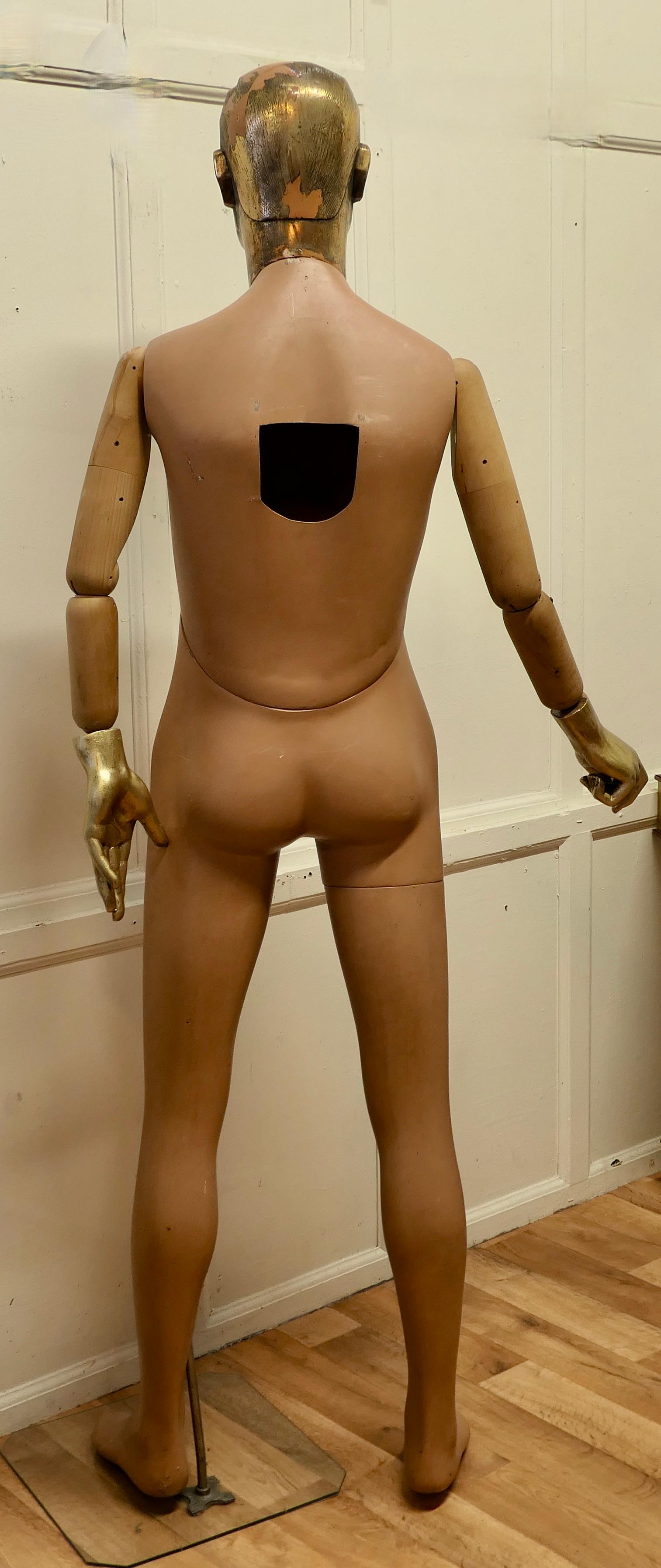 Quirky Offbeat Vintage Male Shop Mannequin For Sale 1