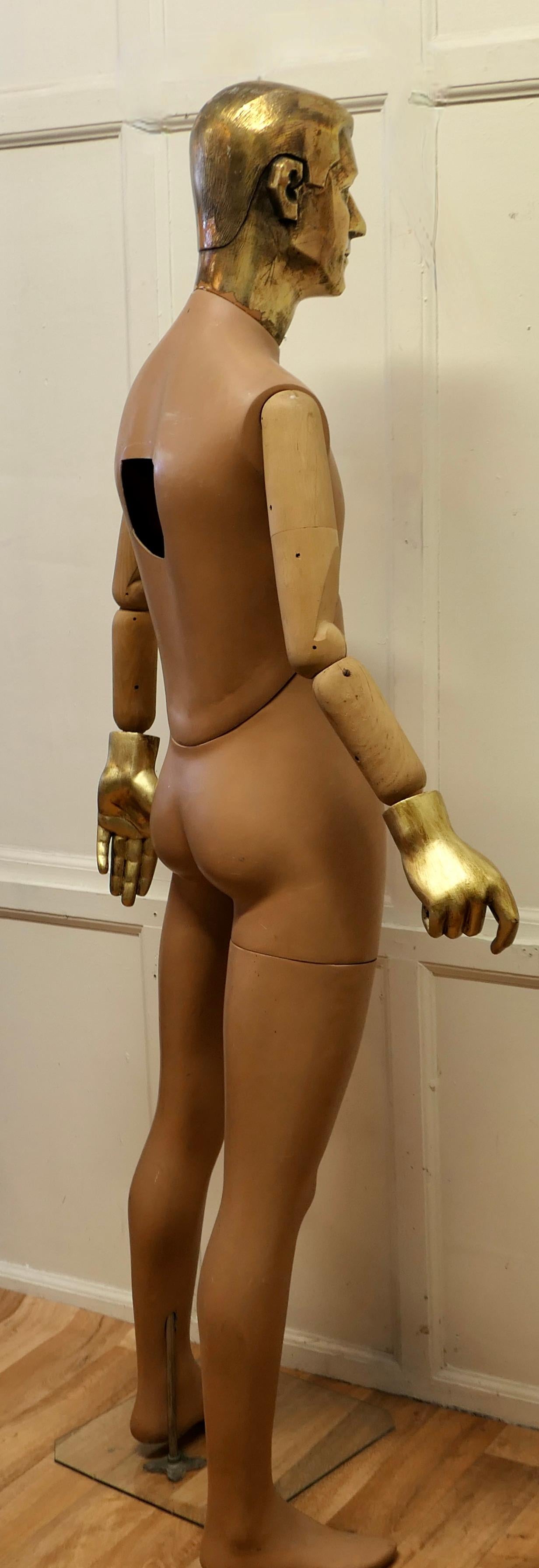 Extravagante Maniquí de Tienda Vintage Masculino en venta 3