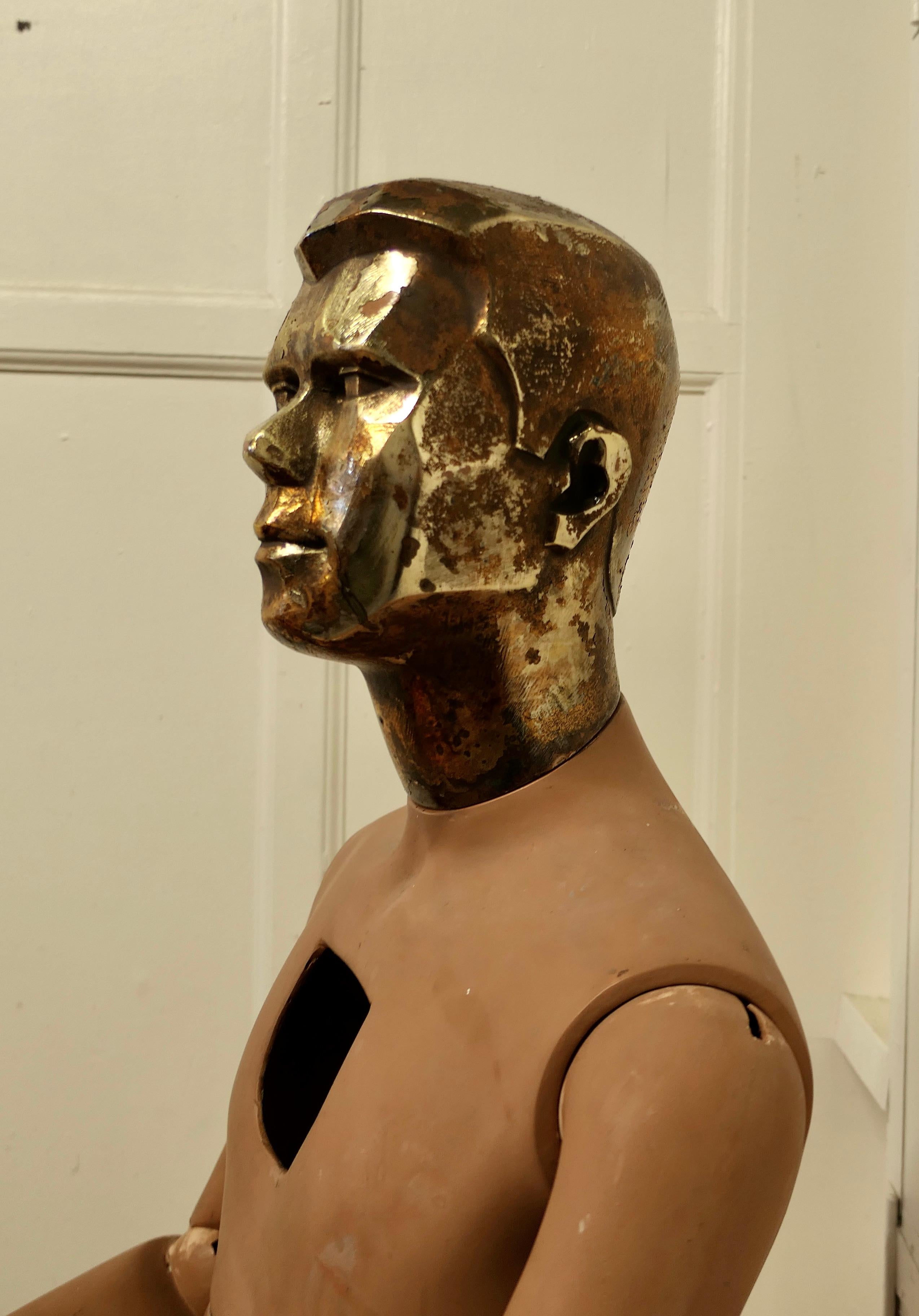 Quirky Offbeat Vintage Male Shop Mannequin For Sale 3