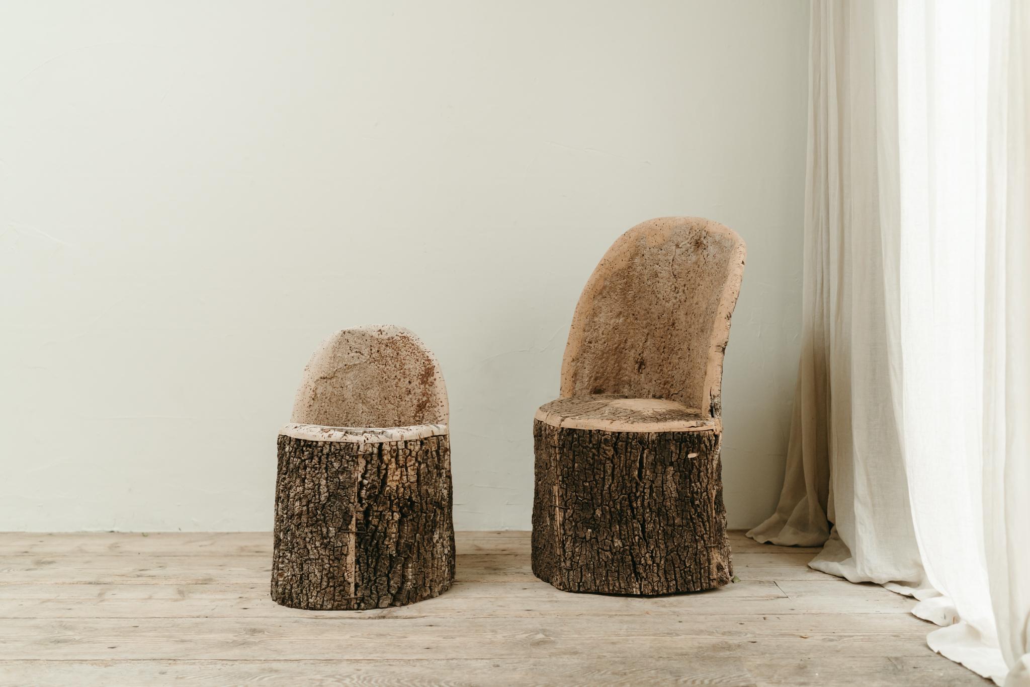 skurriler spanischer Stuhl aus Kork OAK ... im Angebot 9