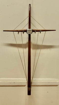 Quirky Wall Hanging Hat and Coat Rack on a Nautical Theme