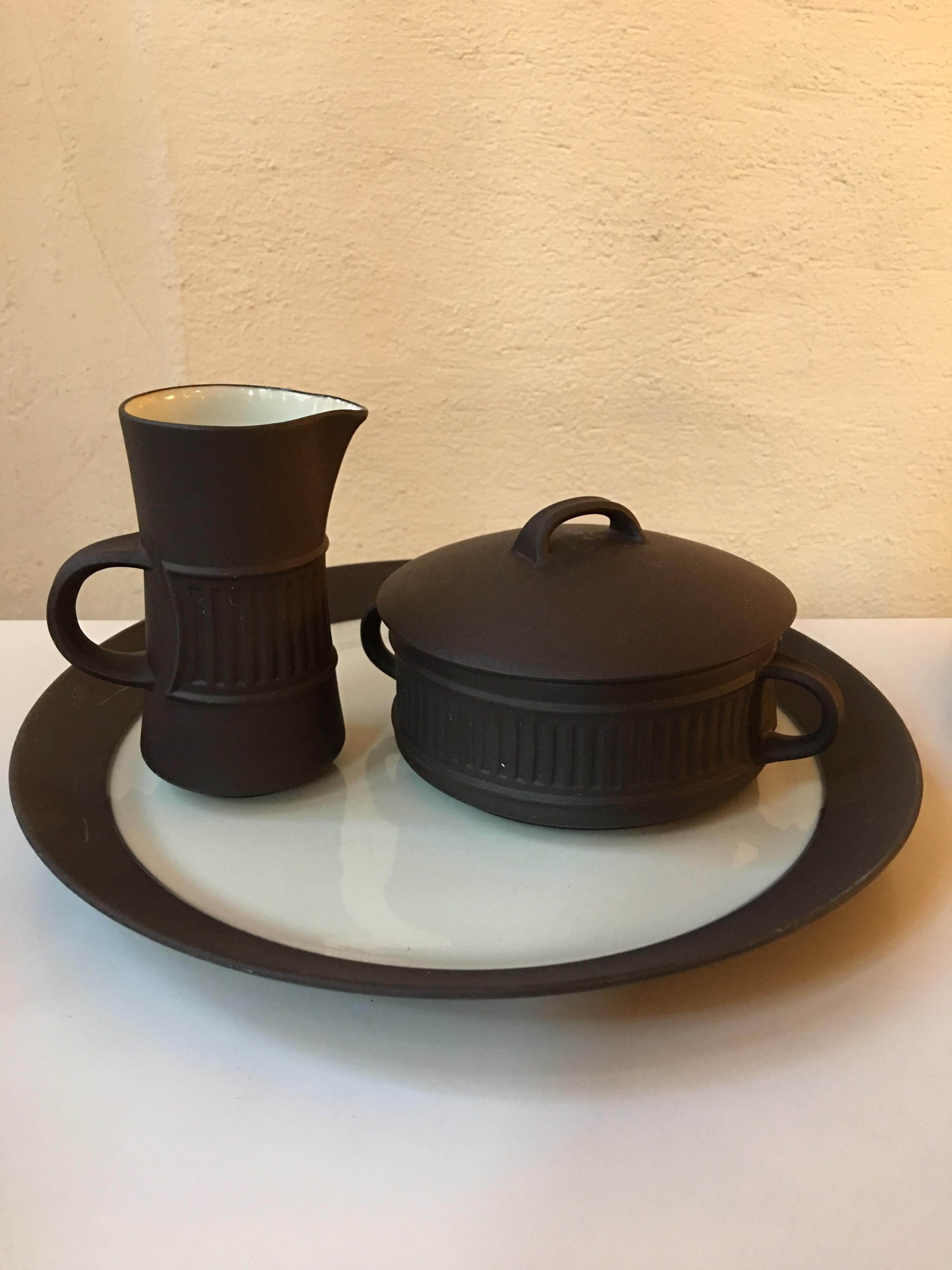 Quistgaard for Dansk Flamestone Coffee/ Espresso Set In Good Condition In Philadelphia, PA