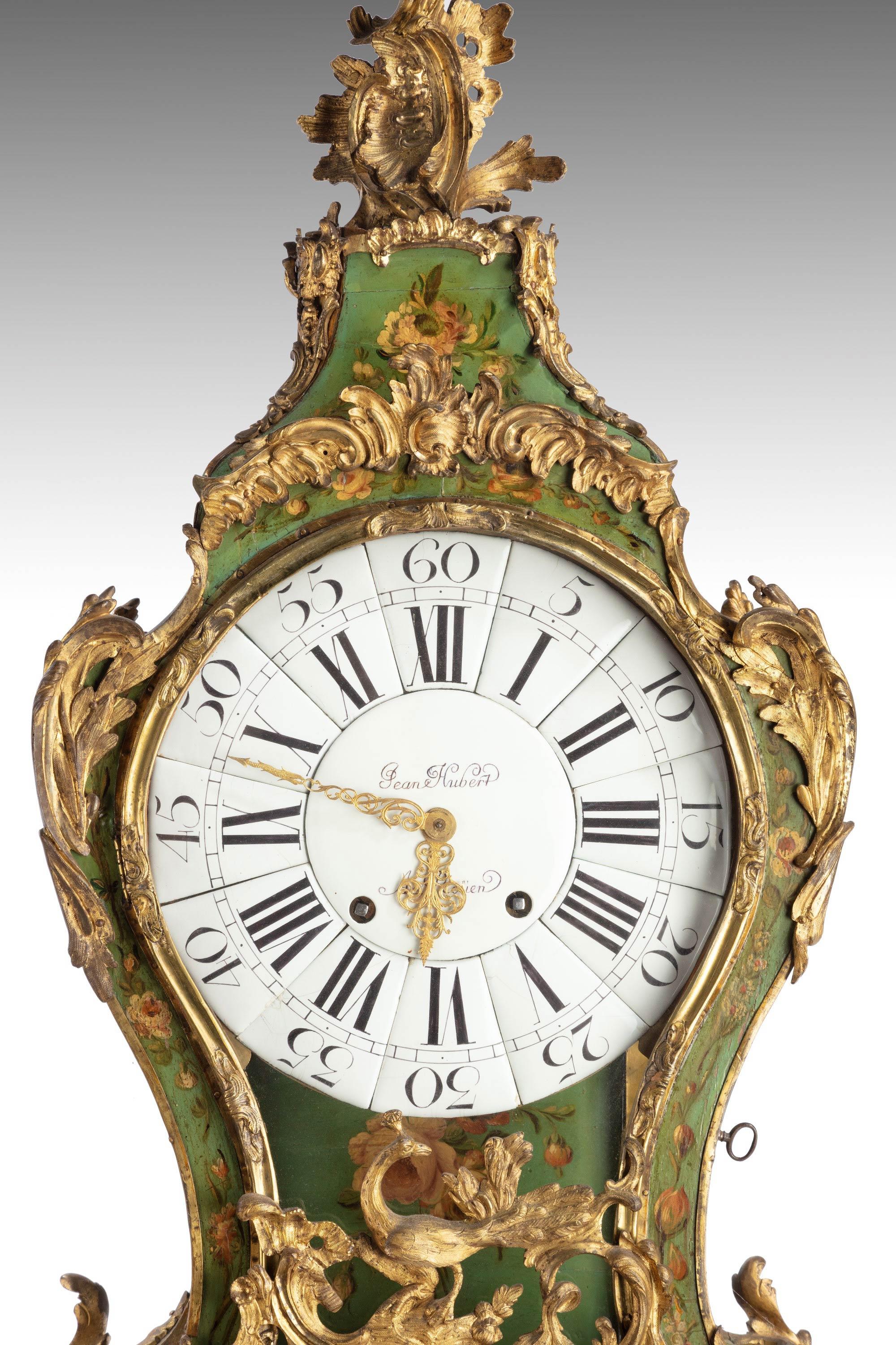 Quite Exceptional 18th Century Cartel Clock by Jean Hubert In Good Condition In Peterborough, Northamptonshire