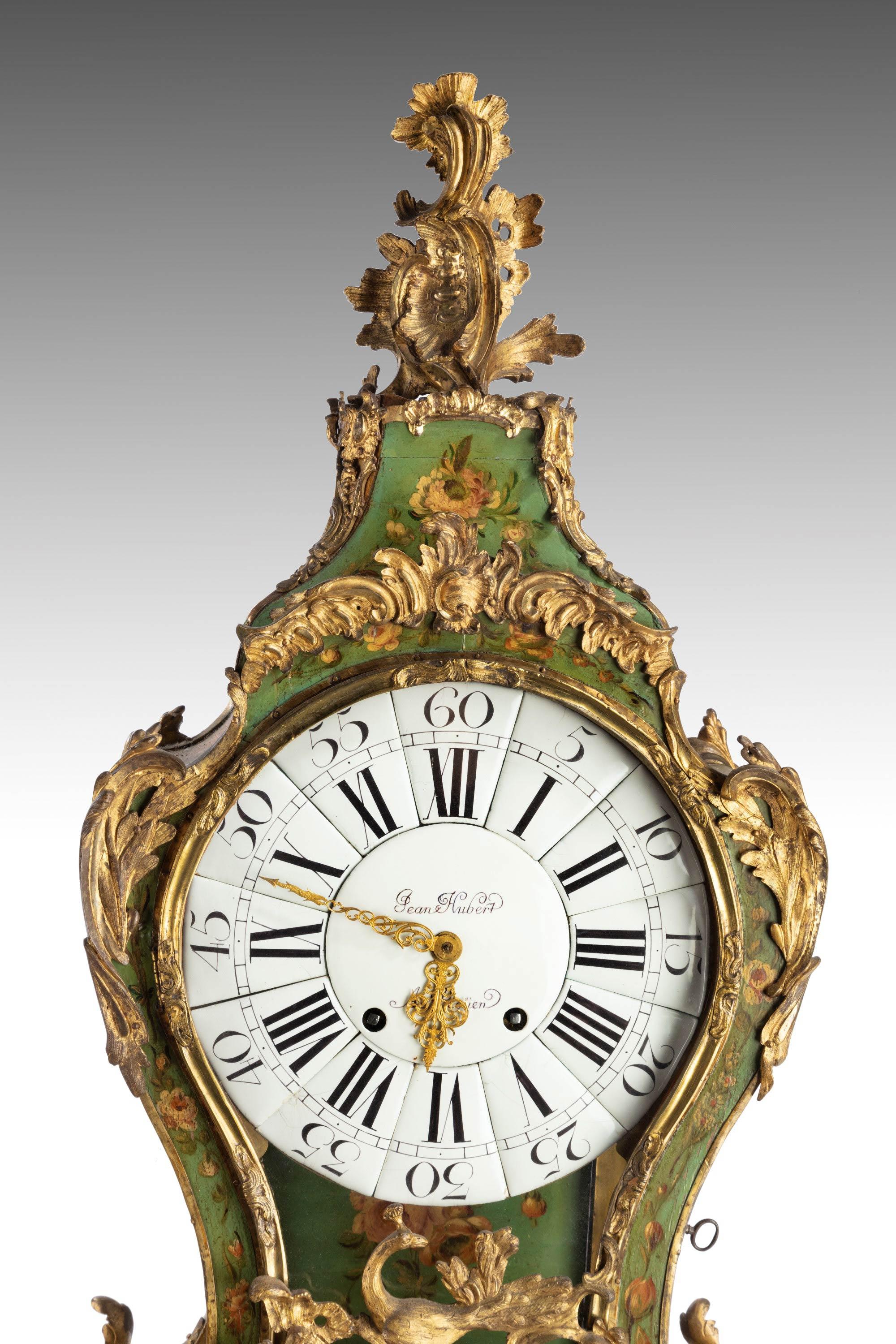 Ormolu Quite Exceptional 18th Century Cartel Clock by Jean Hubert
