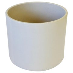 Quite Large Gainey California Modern White Planter Pot