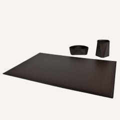 QULUX Office Desk Pad Set in Leather by Limac Design - Modern