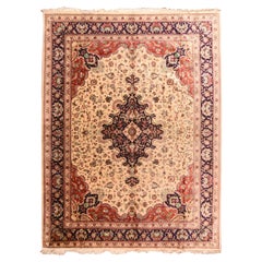 Vintage Extremely Fine Persian Silk Qum Rug 10'1'' x 13'6''