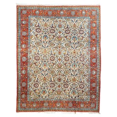 Qum-Teppich im Vintage-Stil 7'4'' x 10'1''