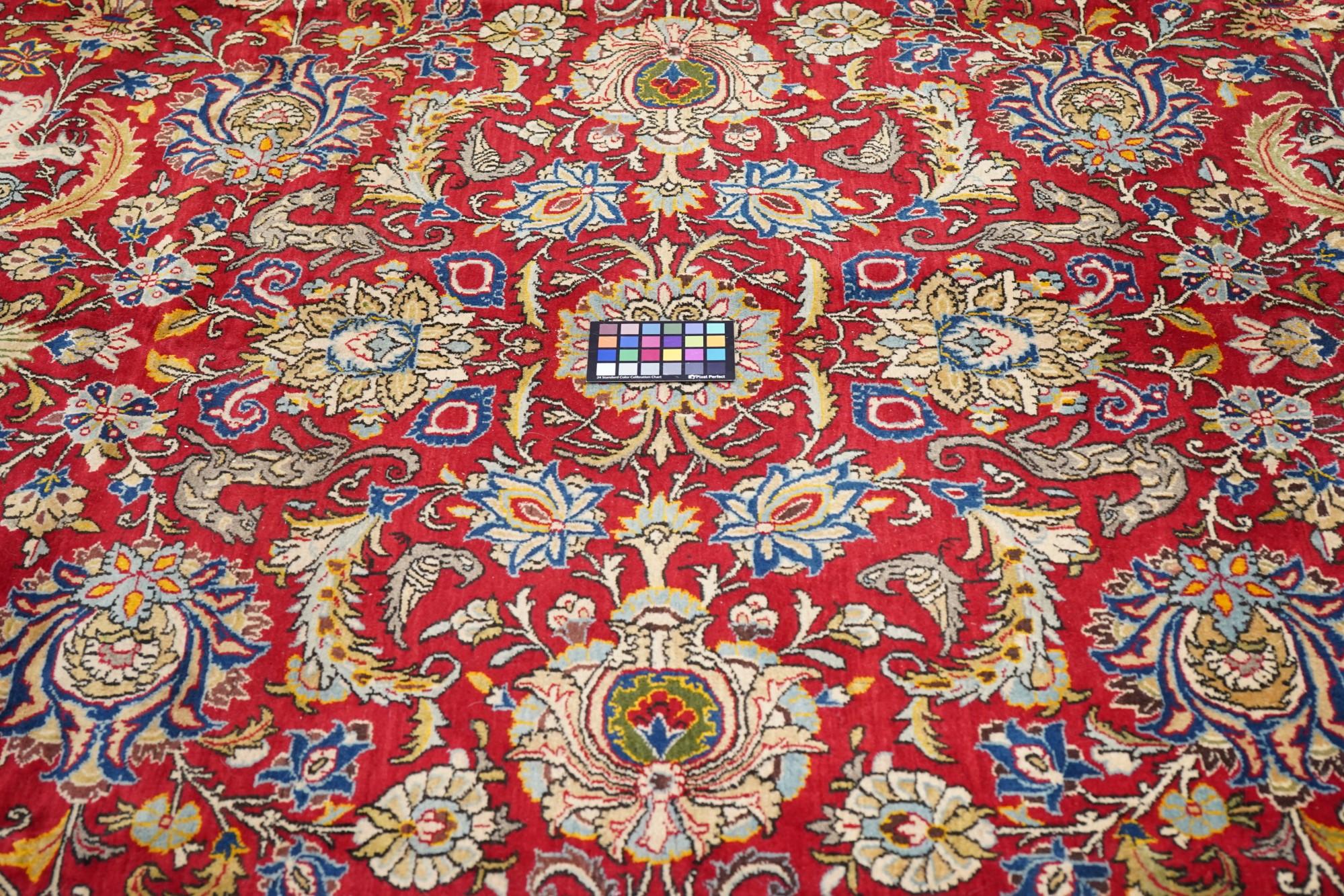 Wool Vintage Qum Rug 8'7'' x 11'9'' For Sale