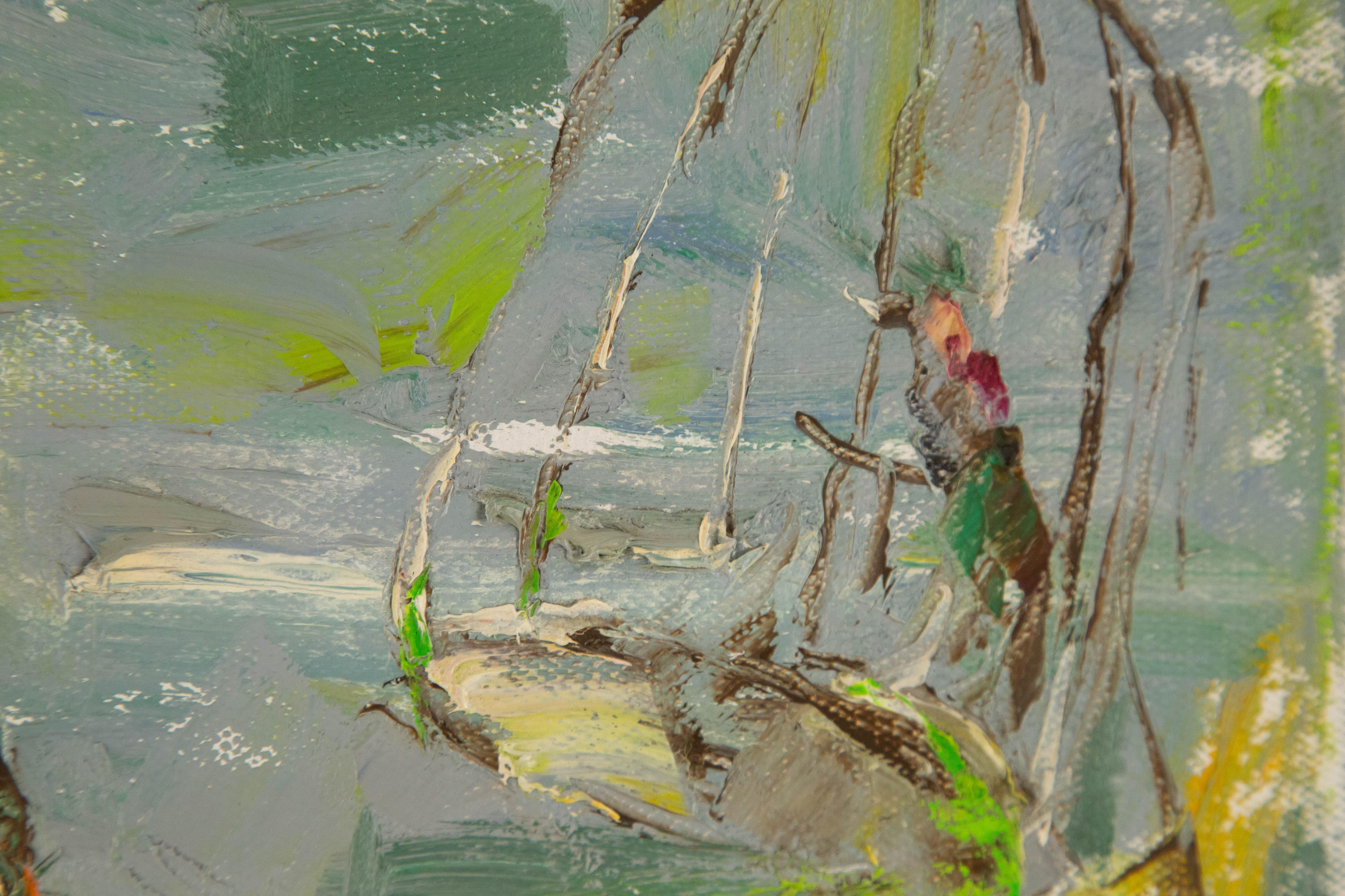 Qun Song Portrait Original Oil On Canvas 