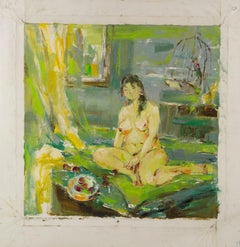 Qun Song Portrait Original Oil On Canvas "Body II"