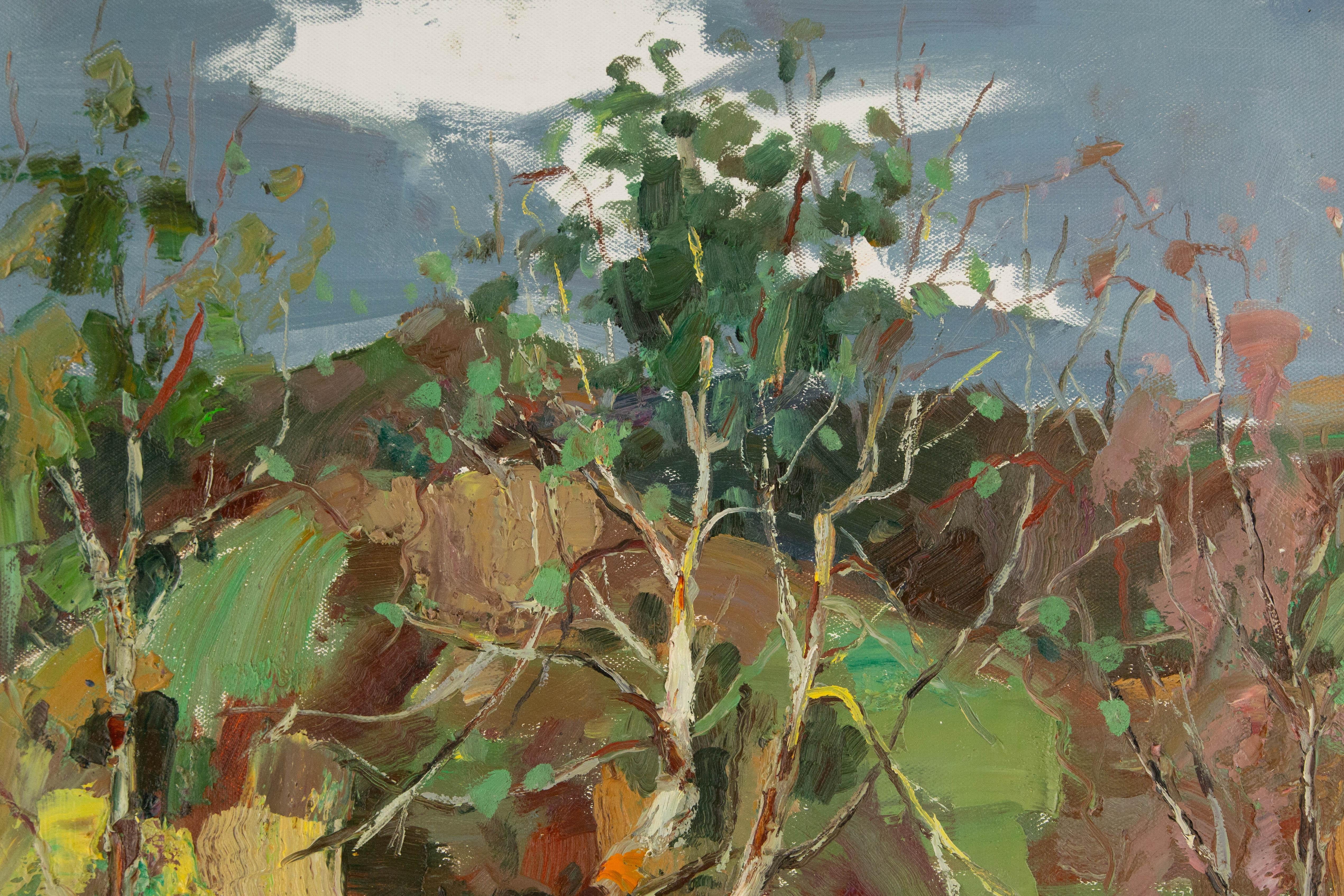 Qun Song Impressionist Original Oil On Canvas 